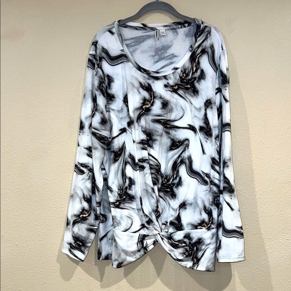 Women’s Est. 1946 tie dye graphic stretch blouse plus size 18/20 W - Picture 1 of 8